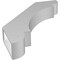 Ekena Millwork 4-in. W x 24-in. D x 30-in. H Olympic Architectural Grade PVC Knee Brace BRCP04X24X30OLY - alternate 4